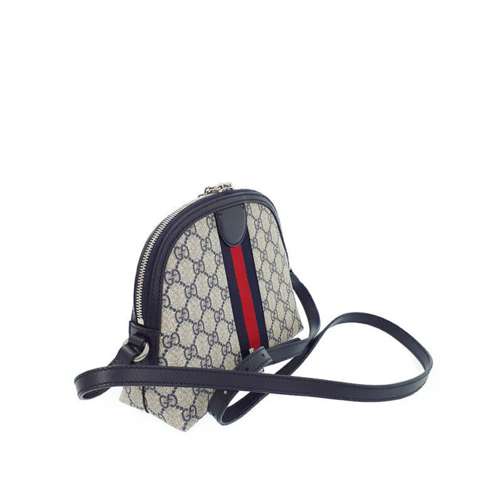 Gucci Beige Supreme Brown Ebony Canvas Ophidia GG Shoulder Bag